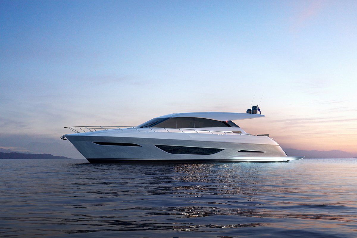 Maritimo X60 luxury sport motor yacht