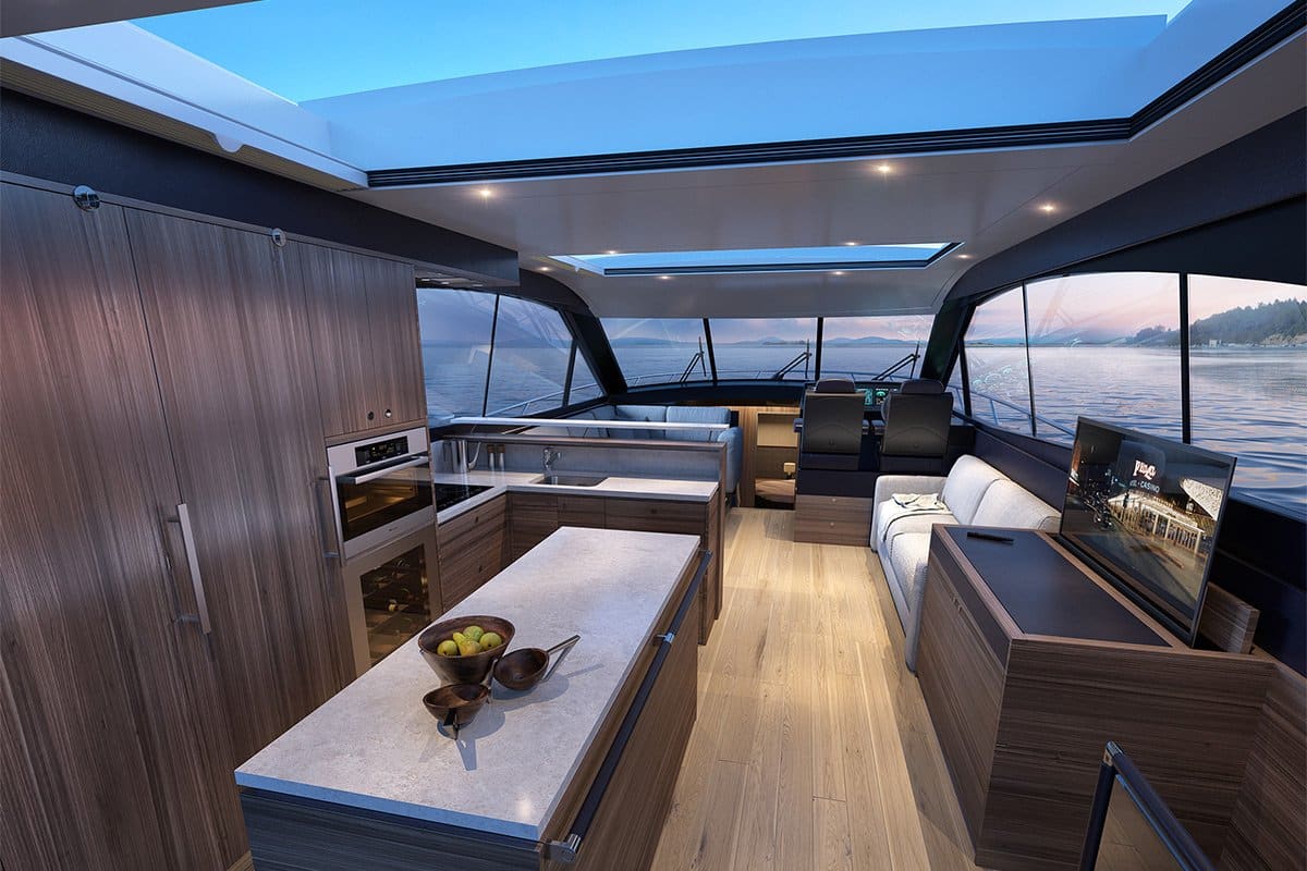 Maritimo X60 luxury sports motor yacht