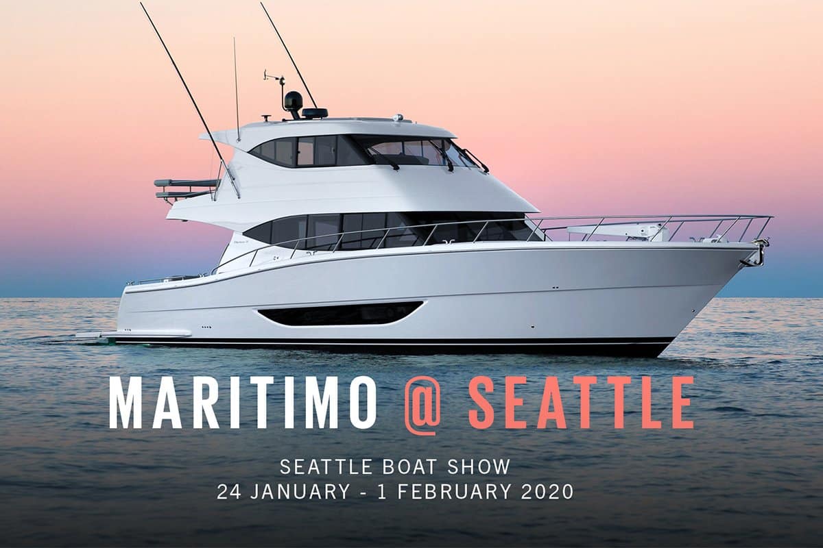 Maritimo at Seattle Boat Show