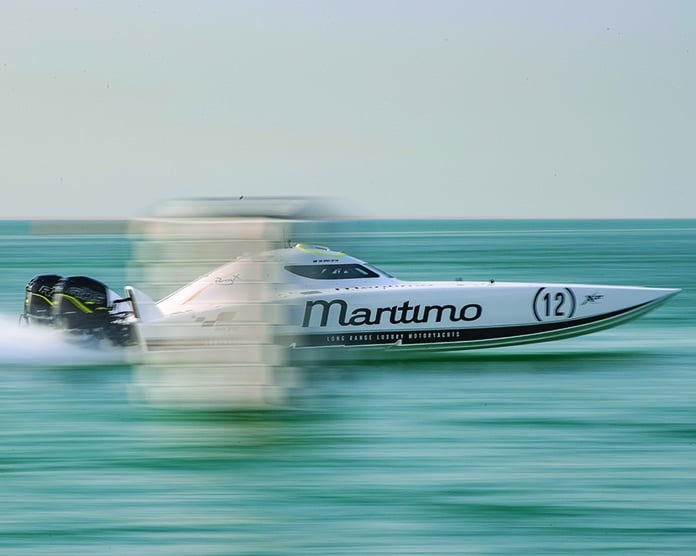 MARITIMO RACING DIVISION FLOWS THROUGH TO PRODUCTION MOTOR YACHTS