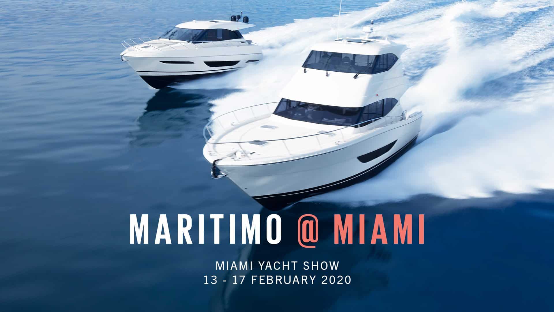 Maritimo at Miami Yacht Show