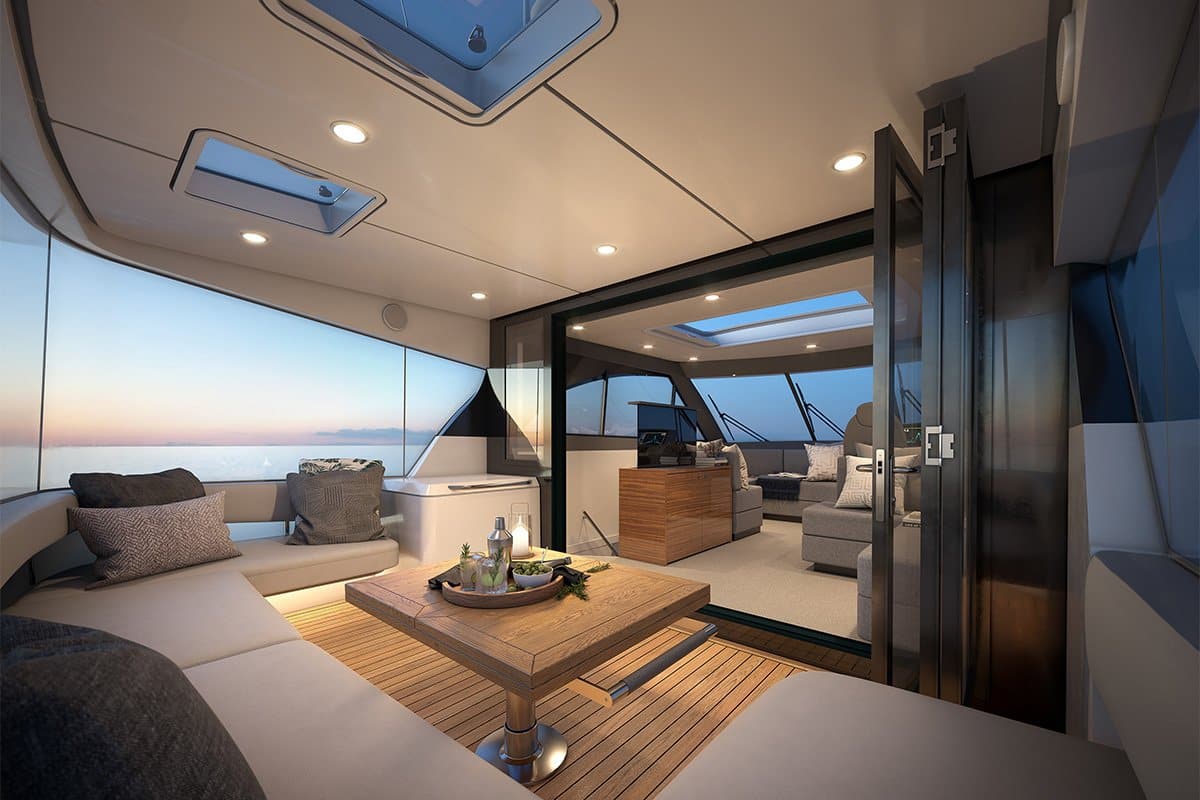 Maritimo M55 luxury flybridge motoryacht