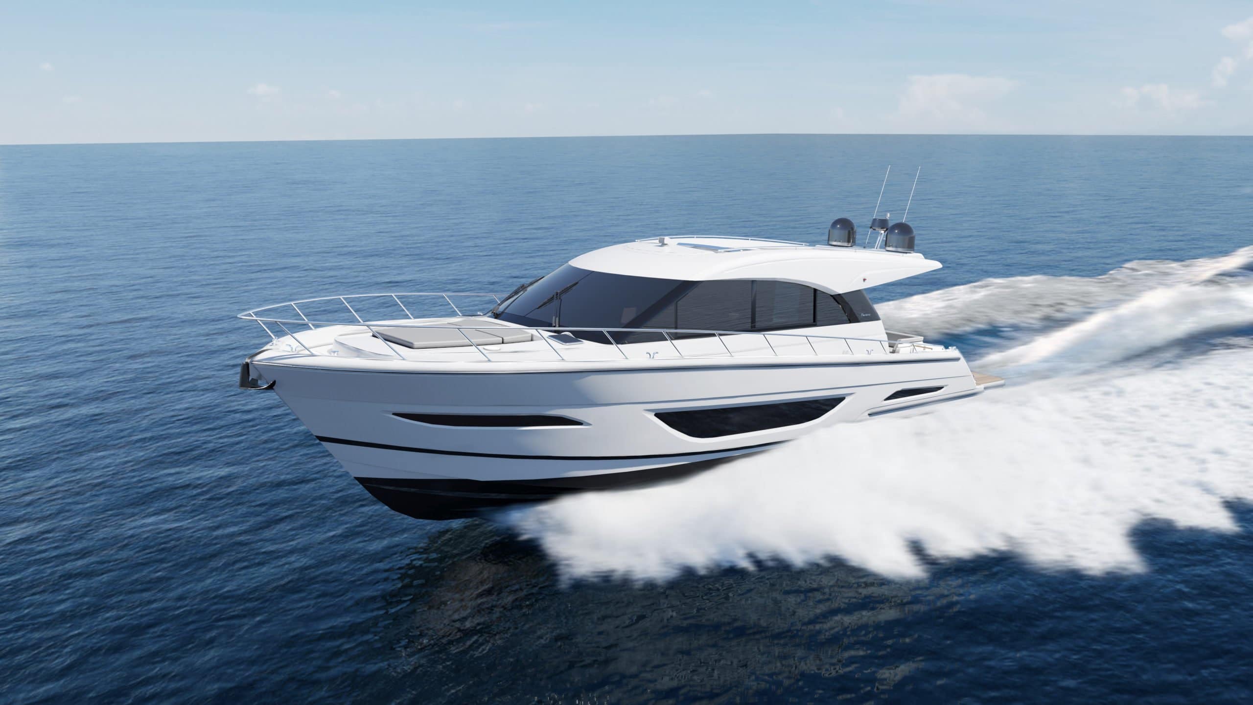 Maritimo S55 running