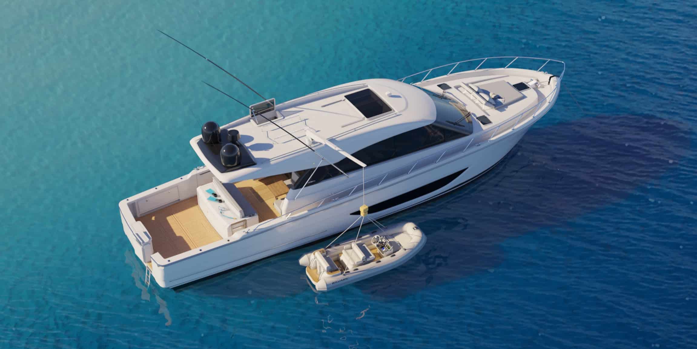 Maritimo S600 anchored