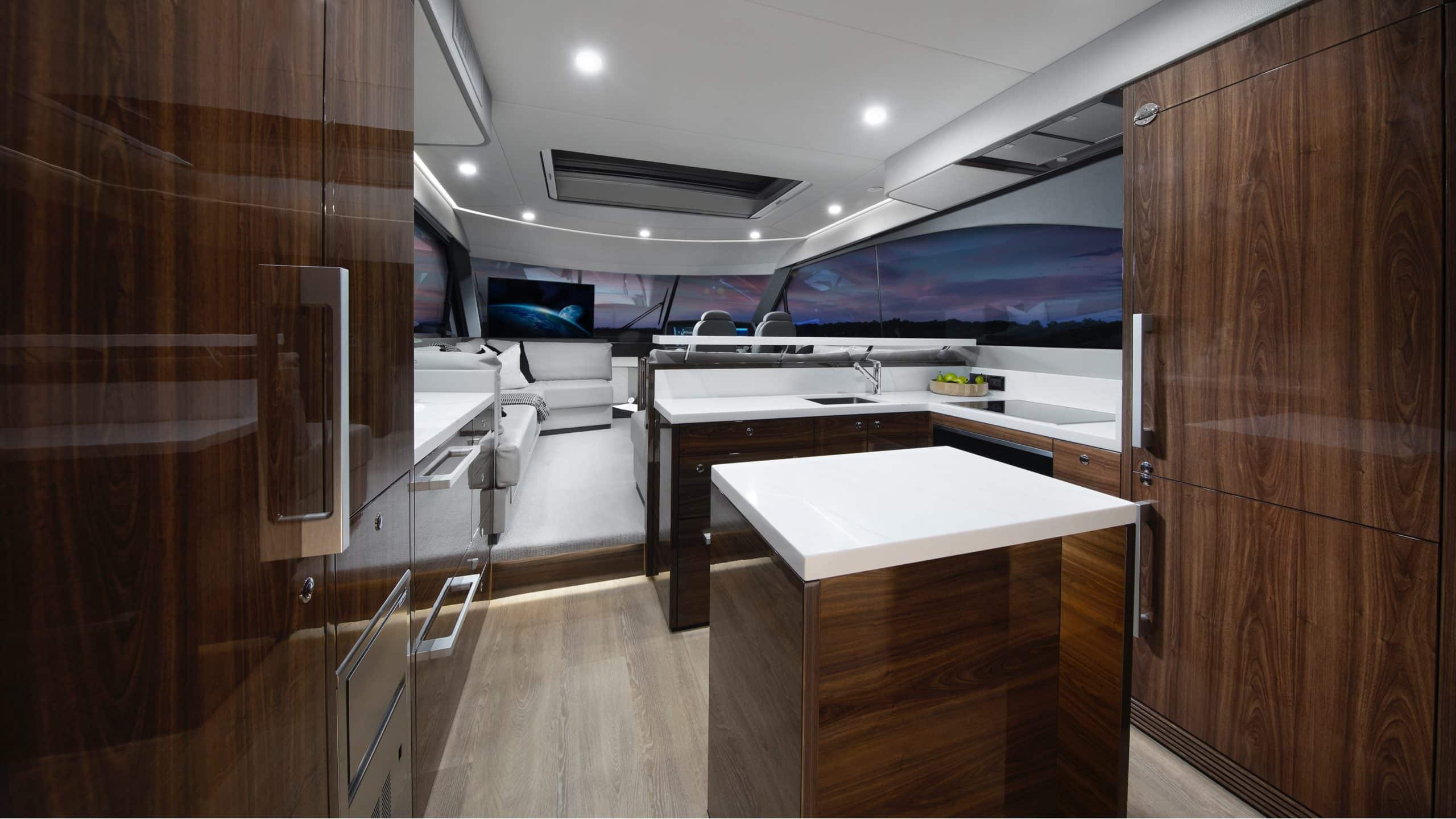 Maritimo S55 Galley slider