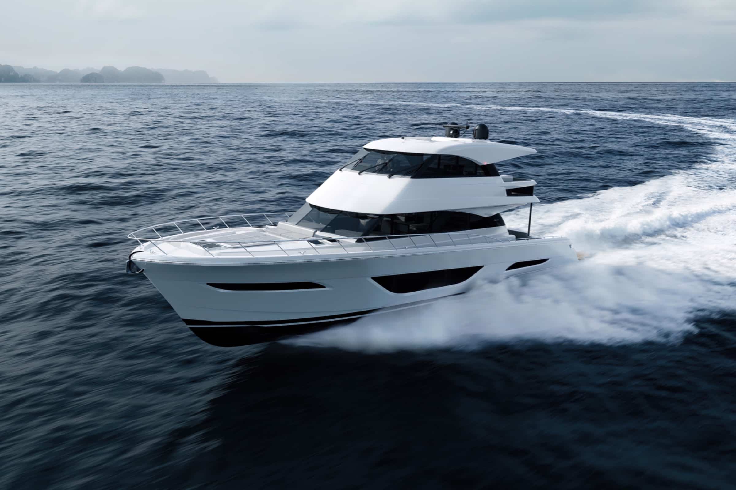 m75 flybridge motor yacht