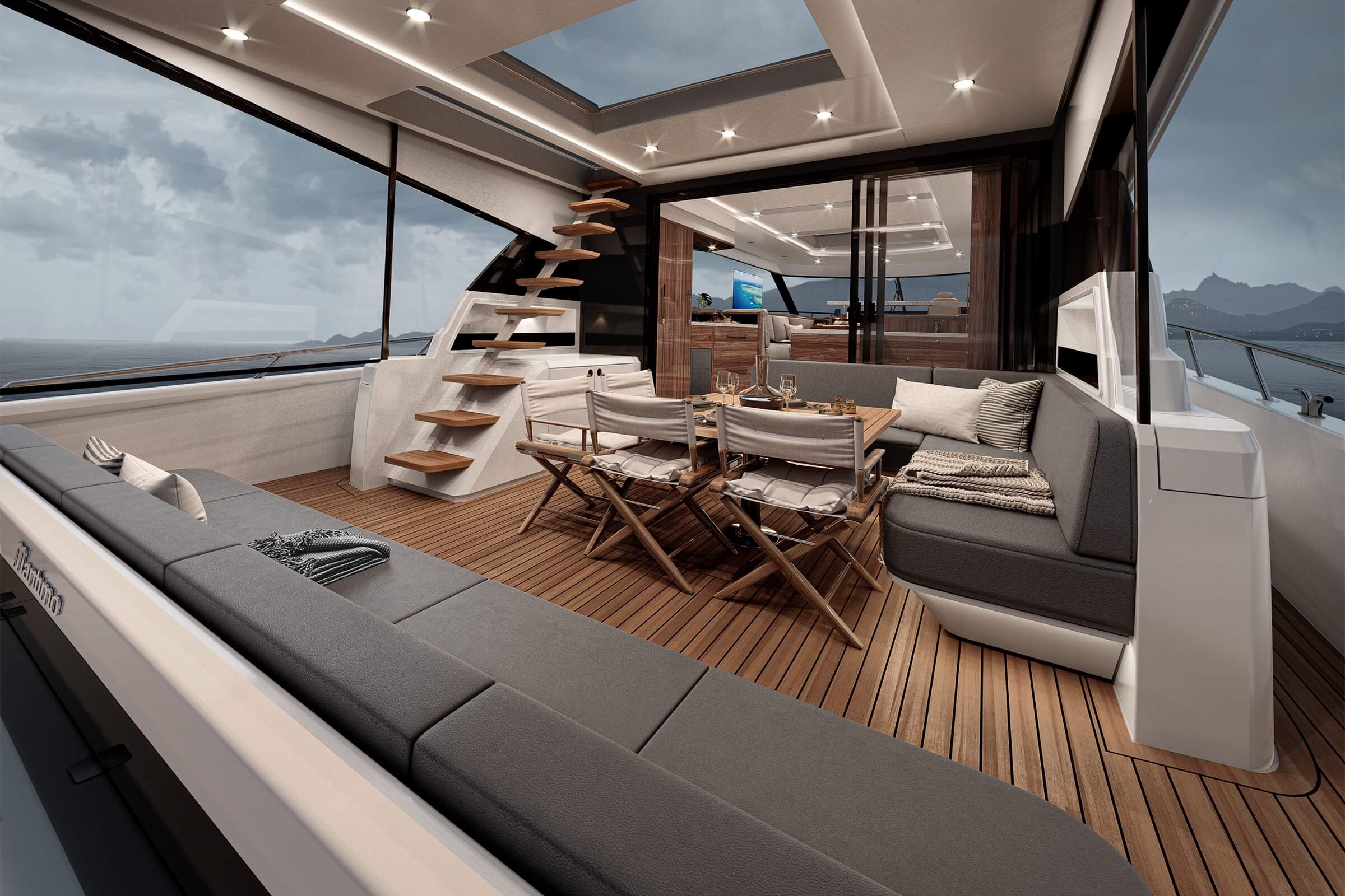 Maritimo S75 Sedan Motor Yacht Interior